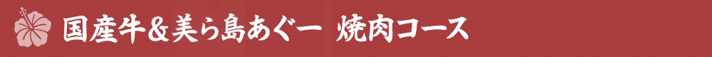 国産牛＆紅あぐー焼肉コース